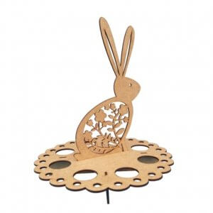 Porta Ovos Coelhao Pct 5 unid Desmontadas